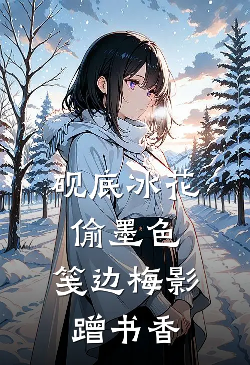 砚底冰花偷墨色,笺边梅影蹭书香