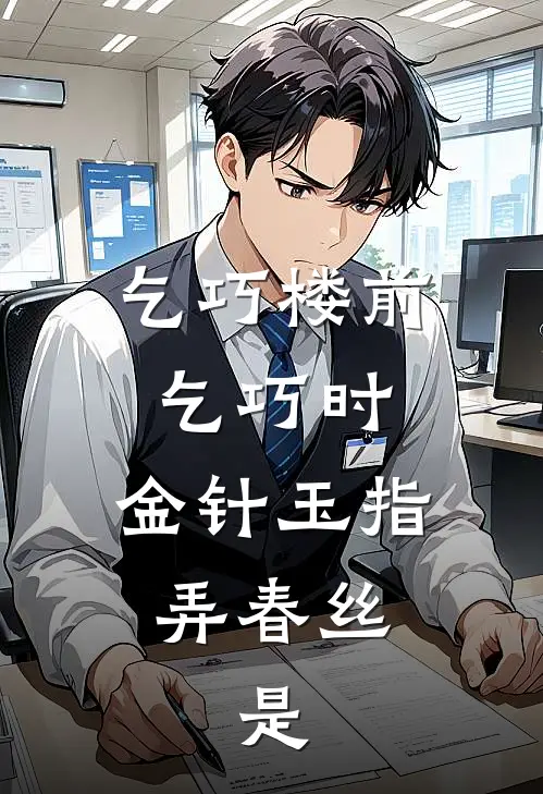 乞巧楼前乞巧时,金针玉指弄春丝.是